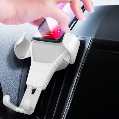 Car Air Vent Phone Holder, Metal, Gravity Type - 5
