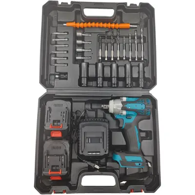 Brushless Cordless Impact Wrench Set, High Torque