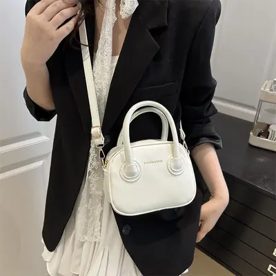 Women's Small Square Crossbody Bag, Minimalist, Single Shoulder Strap - 4