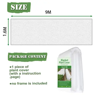 Plant Frost Cover, Cold-Proof Non-Woven Fabric, Vegetable Protection Cover