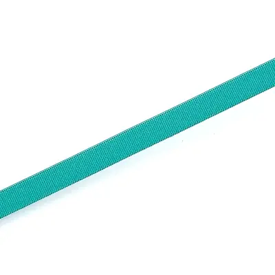 Çift yüzlü elastik bant, 1 cm, renkli naylon, mat süet şerit - 12