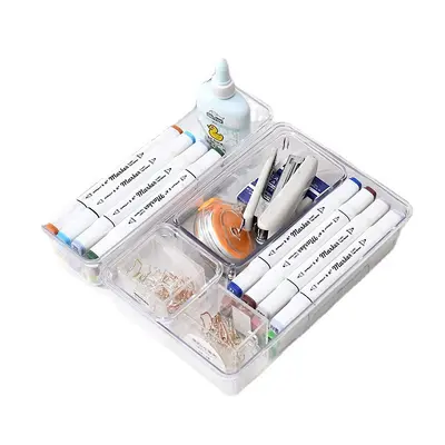 Transparent PS drawer organizer, freely combinable, stackable