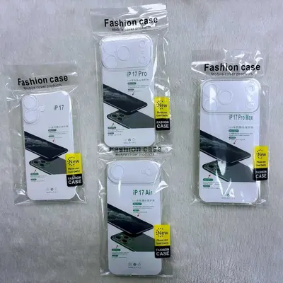 Apple 17 şeffaf telefon kılıfı, düşmeye karşı dayanıklı, 15 silikon, 14 sade, 18 yeni model iPhone 16 koruyucu kılıf toptan satış