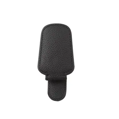 Multifunctional car sunglasses holder car sunglasses holder leather car sun visor storage box car sunglasses holder card holder