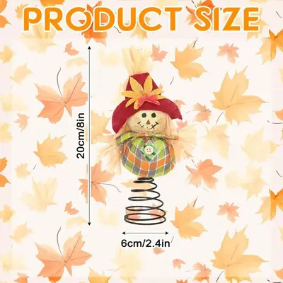 Halloween Simulated Crow Tree Topper and Spiral Decoration - 8