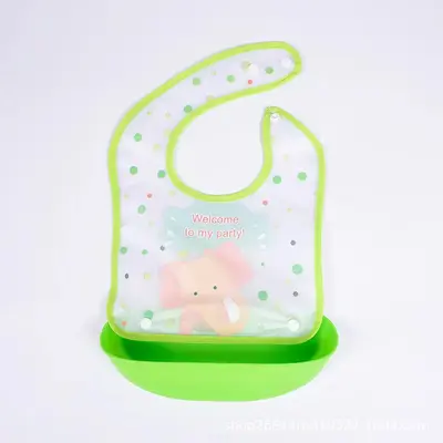 Essschürzen aus Karikatur-EVA für Babys und Kleinkinder, mit abnehmbaren Messingschnallen, waschbare wasserdichte und schmutzabweisende Schürzen für Kinder, mit Speicheltaschen, Großhandel - 11