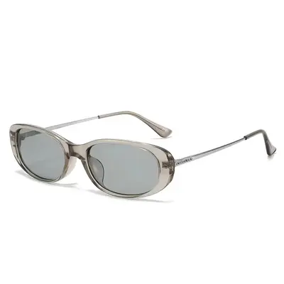 Korean-Style Oval Frame Sunglasses 2026 UV Protection Toast Frame - 5