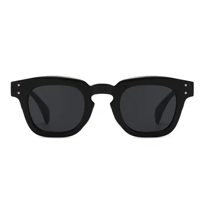 Retro Studded Women's Sunglasses with UV Protection - 6