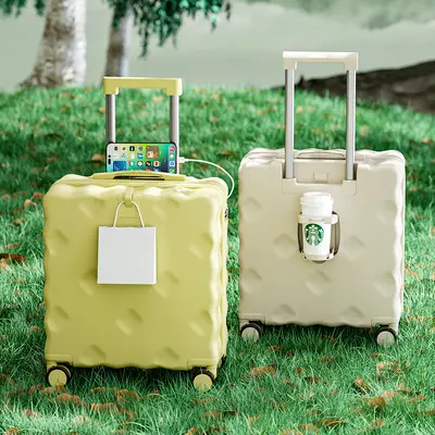 20 Inch Carry-On Suitcase with Combination Lock - 5