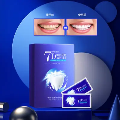Enzyme Teeth Whitening Strips, Stain Removal, Fresh Breath - 4