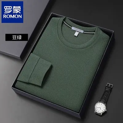 Men's Round Neck Long Sleeve Sweatshirt, Spring 2026 - 8