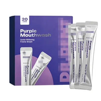 Feimuko Purple Tooth Stickers Cross-Border Exclusive Teeth Whitening Cleaning Tooth Stain Removal, Minimum Order 3 Pieces, Direct Factory Supply - 11