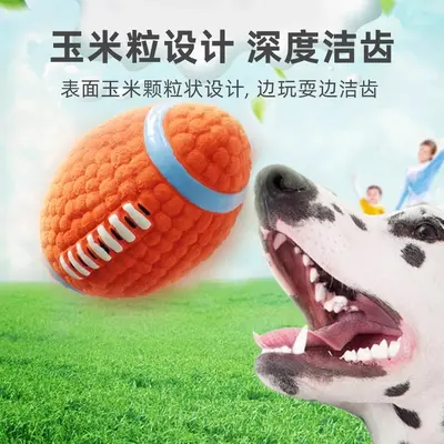 Dog Toy Ball, Bite-Resistant, Squeaky, for Large Dogs - 5