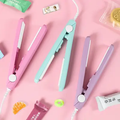 Mini ısı yapışkanlı mühür makinesi, gıda paketleri için