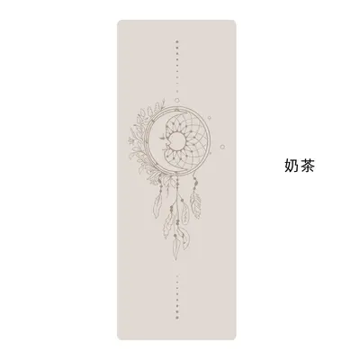 PU Rubber Yoga Mat, Natural Rubber, Non-Slip with Alignment Lines - 7