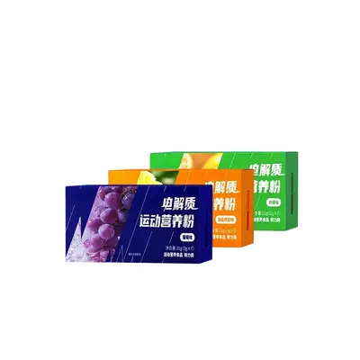 Sports Electrolyte Powder, Effervescent, Lemon Blueberry Pineapple, 3 Flavors - 6