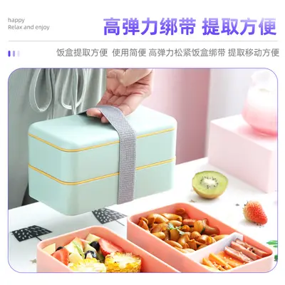 Lunchbox-Gummiband aus Nylon mit hoher Elastizität, doppellagig - 4