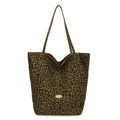 Large-Capacity Leopard Print Women's Commuter Tote Bag, 2026 Model - 6