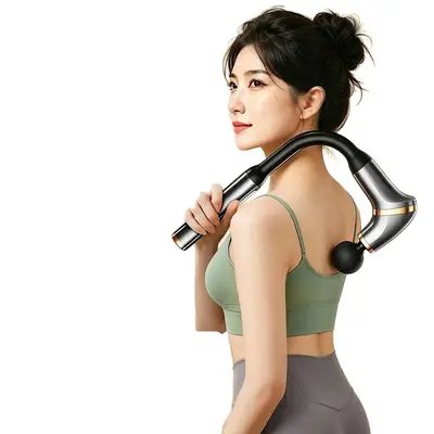AUX fascia massage gun, handheld, angled head, muscle relaxation