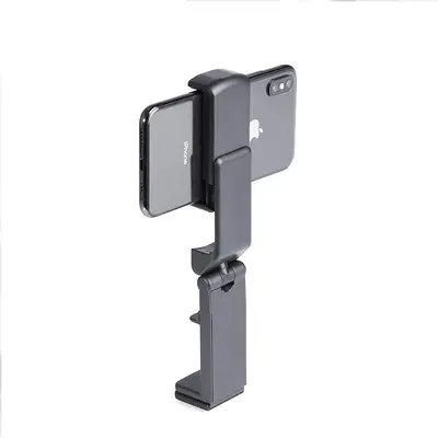 Foldable Phone Stand, 360° Rotating Telescopic, Anti-Slip Pad