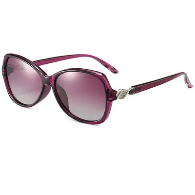 Polarized Women's Sunglasses, Rhinestone Small Frame, Prescription-Compatible - 8