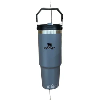 Stanley-Stil 30oz 16oz Isolierbecher aus 304 Edelstahl, mit Strohhalm und Griff - 6