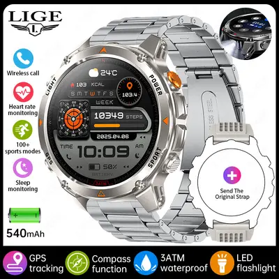 HT37 Smartwatch with Bluetooth Calling, GPS and Waterproof Design - 12
