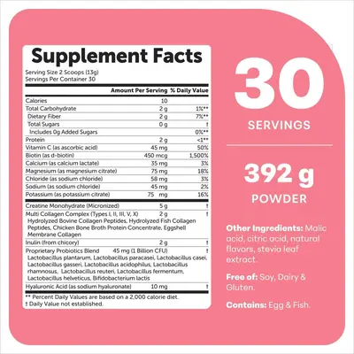 392g Women's Creatine Powder Creatine Hydration - 5