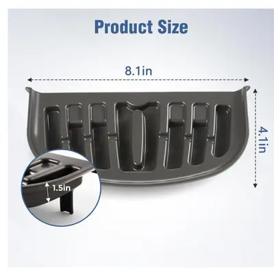 Plastic Refrigerator Water Dispenser Drip Tray Grille, WR17X12910