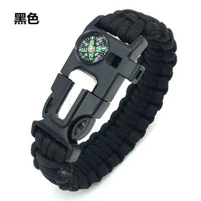 Paracord Bilezik Hayatta Kalma Bilekliği Çok Fonksiyonlu Beşi Bir Arada Çok Fonksiyonlu Dış Mekan Paracord Kamp Macerası Yedi Çekirdekli Bilezik