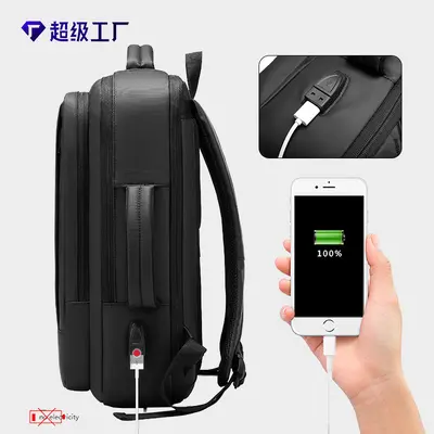 Geschäftsrucksack für Herren, neue grenzüberschreitende Outdoor-Reisetasche, multifunktionaler Laptop-Rucksack mit individuellem gedrucktem LOGO