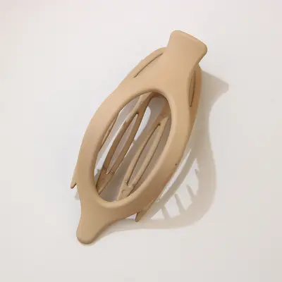Amazon Best-Seller Haarklammer Set - Matte Krallen-Clips für den Hinterkopf, ovale Entenschnabel-Clips, eckige Hai-Clips, Haarschmuck - 7