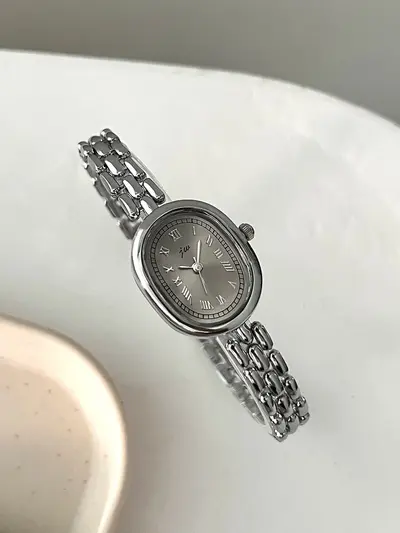 GEDI oval retro kadın kuartz saati Roman rakamları - 11