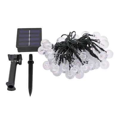 Waterproof Outdoor Solar LED Crystal Ball String Lights