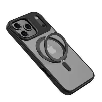 适用苹果17air透明支架手机壳iphone16promax磁吸旋转支点套 - 6