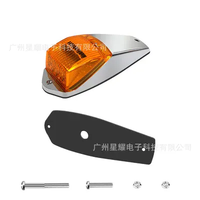 17 LED Габаритный фонарь крыши грузовика, янтарный контурный фонарь кабины