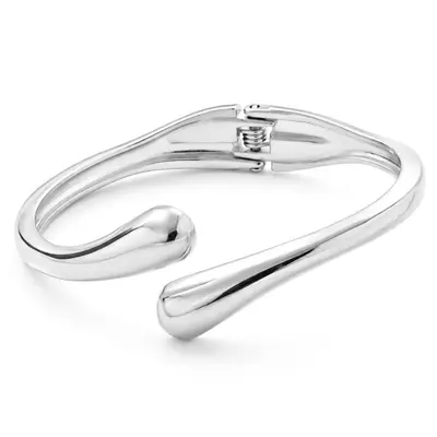 Beliebtes grenzüberschreitendes Armband Europa und Amerika, INS Minimalist unregelmäßiges Wellenmuster Schmuck Metall glänzendes Armband Frauenaccessoires - 10