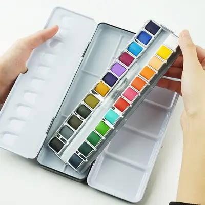 Aquarellpigment-Set, 50/72/90/100 Farben, Nagelkunst, Malerei