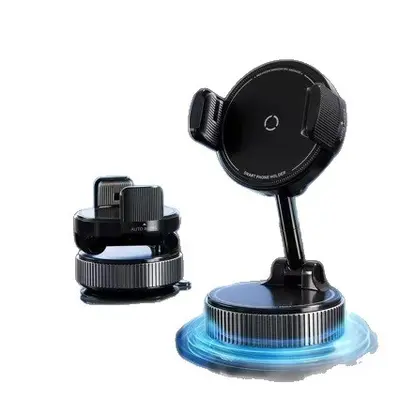 Nano Car Phone Holder with Vacuum Suction Cup, One-Hand Use