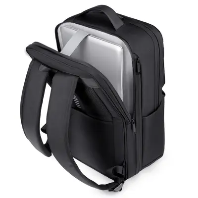 Expandable Men's Business Backpack with Laptop Compartment - 5