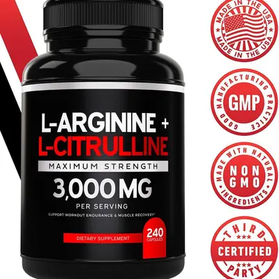 瓜氨酸 精氨酸胶囊 运动补充剂 L-Arginine胶囊工厂直销 支持O EM