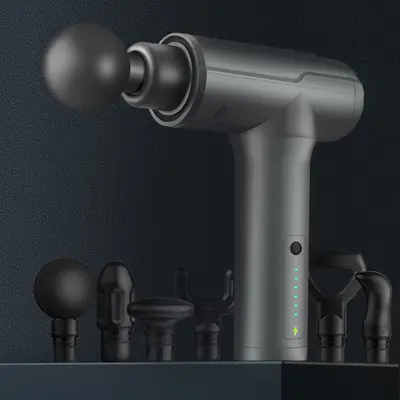 Mini-Massagepistole, tragbar, multifunktionales Hochfrequenz-Muskelmassagegerät - 9