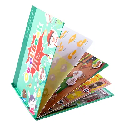 Children's Early Learning Quiet Book with Stickers