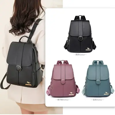 Women's PU Backpack, Autumn Winter Model, Stylish Design - 3