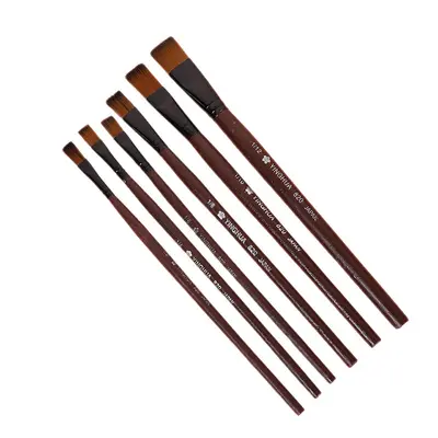 Sakura naylon yağlıboya fırçası seti, 6 parça, 820 numarası - 6
