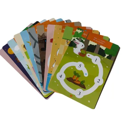 Children's Early Learning Flash Cards, 24 Pieces, Kindergarten Language - 5