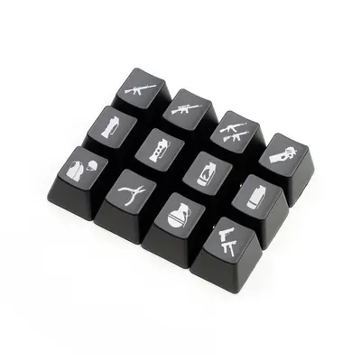 Custom Keycaps键帽定制机械键盘订做单个空白金属键帽PBT定做DIY