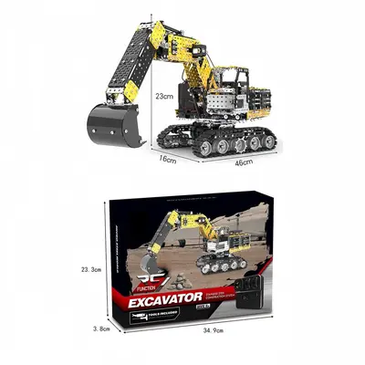 Metal Military Model Building Blocks, Remote Control Assembly Toy - 5