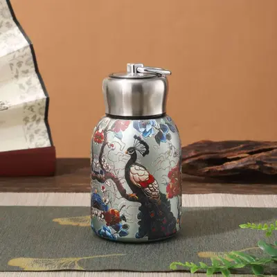 316 Stainless Steel Mini Insulated Cup with Carry Ring, Portable Pocket Size - 4