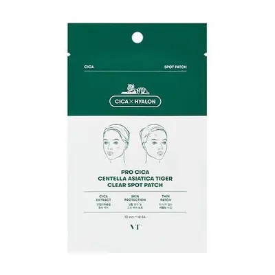 VT薇缔三代老虎积雪草痘痘贴加速净痘防水隔离轻薄透气不闷可上妆